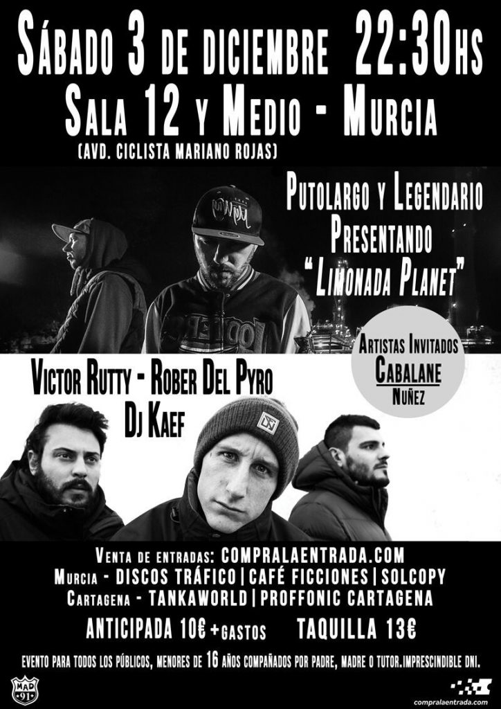 puto largo legendario victor rutty - c'mon murcia