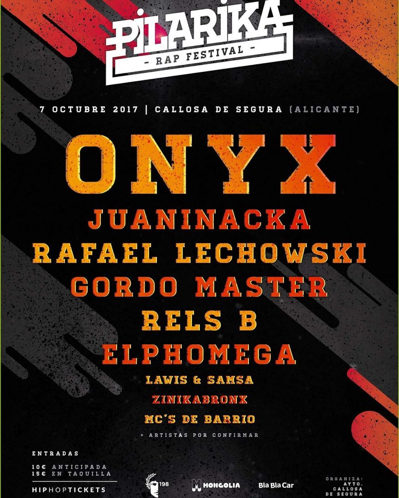 Pilarika Rap Festival Onyx Lechowski Rels B - C'Mon Murcia