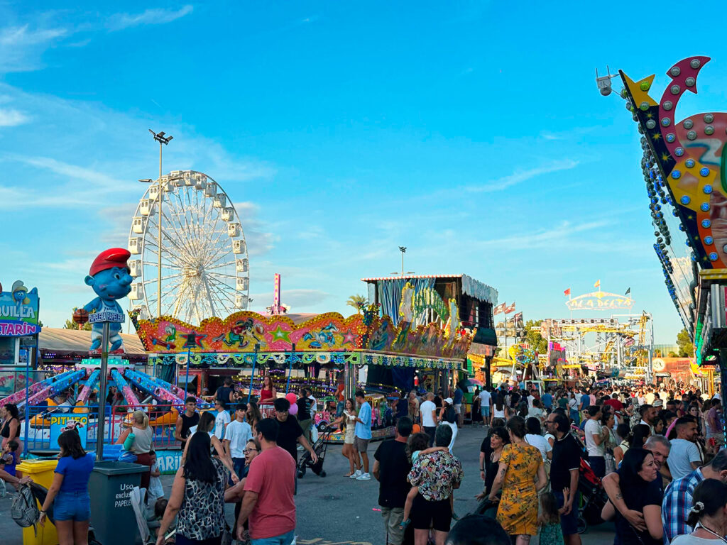 Así será el recinto de atracciones de la Feria de Murcia